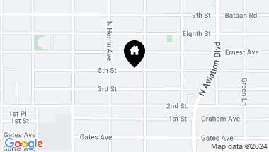 Map of 1642 5th Street, Manhattan Beach CA, 90266