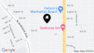 Map of 308 Anderson Street, Manhattan Beach CA, 90266