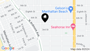 Map of 856 5th Street, Manhattan Beach CA, 90266