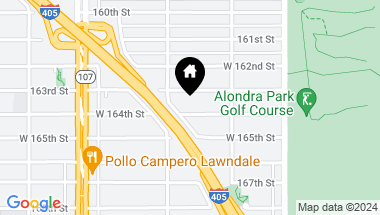 Map of 4153 W 164th Street, Lawndale CA, 90260