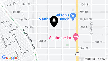 Map of 513 Anderson Street, Manhattan Beach CA, 90266