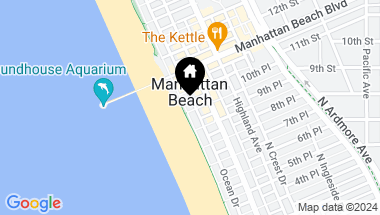 Map of 1000 The Strand, Manhattan Beach CA, 90266