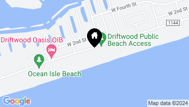 Map of 229 W First Street, Ocean Isle Beach NC, 28469