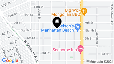 Map of 717 Anderson Street, Manhattan Beach CA, 90266