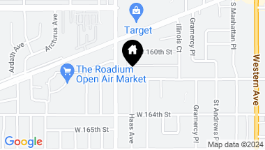 Map of 2135 W 162nd Street, Torrance CA, 90504