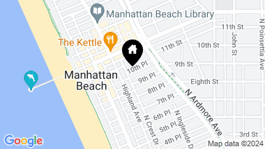 Map of 325 10th Street, Manhattan Beach CA, 90266