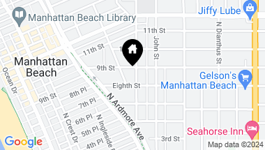 Map of 817 Pacific Avenue, Manhattan Beach CA, 90266