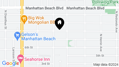 Map of 1320 9th Street, Manhattan Beach CA, 90266