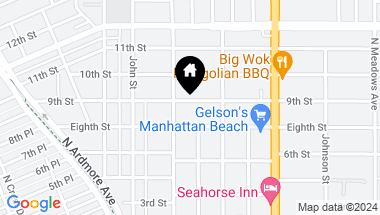 Map of 916 9th Street, Manhattan Beach CA, 90266