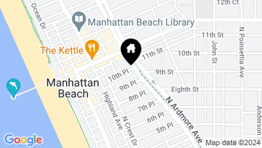 Map of 429 10th Street, Manhattan Beach CA, 90266