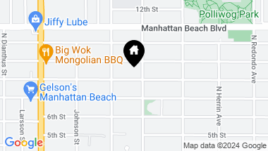 Map of 1337 9th Street, Manhattan Beach CA, 90266