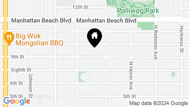 Map of 1441 9th Street, Manhattan Beach CA, 90266