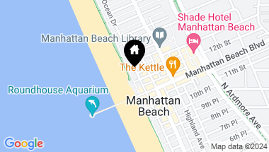 Map of 1208 The Strand A, Manhattan Beach CA, 90266