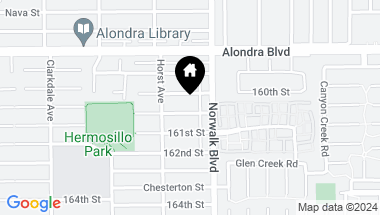 Map of 12137 Algardi Street, Norwalk CA, 90650
