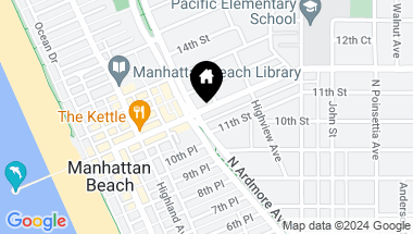 Map of 1116 N Ardmore Avenue, Manhattan Beach CA, 90266