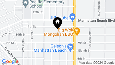 Map of 1007 N Dianthus Street, Manhattan Beach CA, 90266