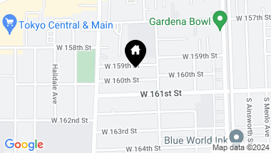 Map of 1237 W 160th Street, Gardena CA, 90247