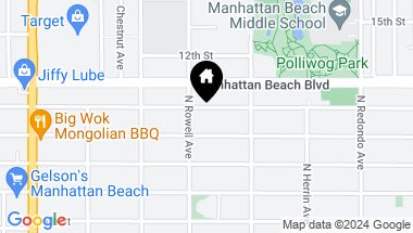 Map of 1416 11th Street, Manhattan Beach CA, 90266