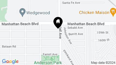 Map of 2228 Warfield Avenue, Redondo Beach CA, 90278