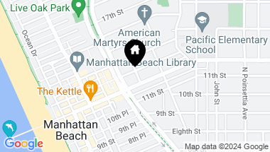 Map of 1145 Fisher Avenue, Manhattan Beach CA, 90266