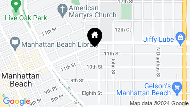 Map of 763 11th Street, Manhattan Beach CA, 90266