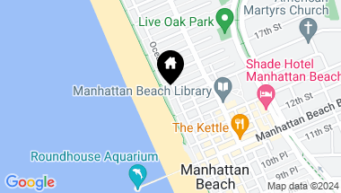 Map of 1500 The Strand, Manhattan Beach CA, 90266