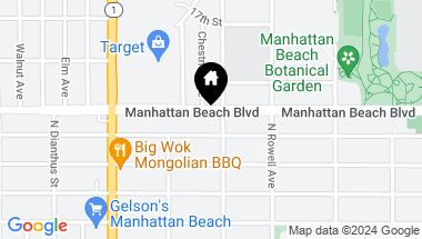 Map of 1246 Manhattan Beach Boulevard, Manhattan Beach CA, 90266
