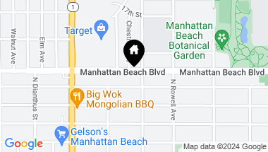 Map of 1246 Manhattan Beach Boulevard , Manhattan Beach CA, 90266