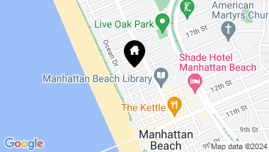 Map of 201 15th Street, Manhattan Beach CA, 90266
