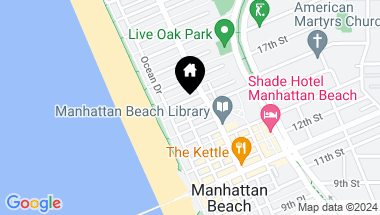 Map of 209 15th Street, Manhattan Beach CA, 90266