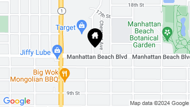 Map of 1150 Magnolia Avenue, Manhattan Beach CA, 90266