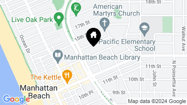 Map of 533 13th Street, Manhattan Beach CA, 90266