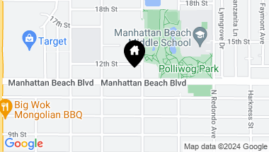 Map of 1457 MANHATTAN BEACH BLVD. B, Manhattan Beach CA, 90266