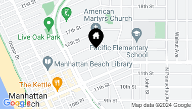 Map of 641 13th Street, Manhattan Beach CA, 90266