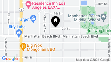 Map of 1320 12th Street F, Manhattan Beach CA, 90266