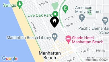 Map of 324 15th Place, Manhattan Beach CA, 90266