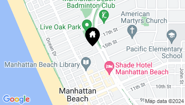 Map of 412 15th Place, Manhattan Beach CA, 90266