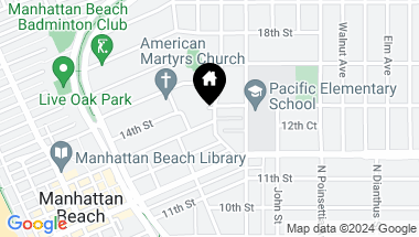 Map of 3 Laurel Square, Manhattan Beach CA, 90266