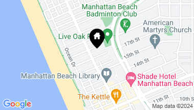 Map of 312 17th Street, Manhattan Beach CA, 90266