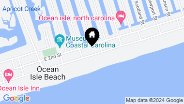 Map of 51 E First Street, Ocean Isle Beach NC, 28469