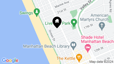 Map of 204 18th Street , Manhattan Beach CA, 90266