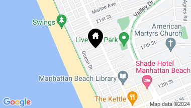 Map of 208 18th Street , Manhattan Beach CA, 90266