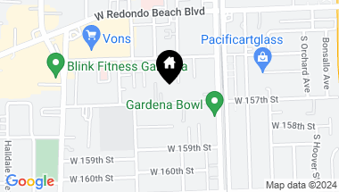 Map of 1113 Magnolia Avenue, Gardena CA, 90247