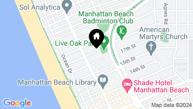 Map of 333 17th Street, Manhattan Beach CA, 90266