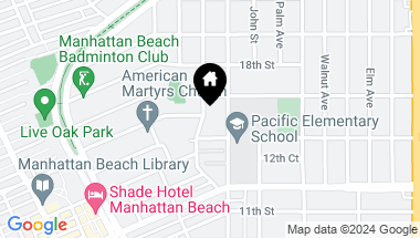 Map of 1412 Laurel Avenue, Manhattan Beach CA, 90266