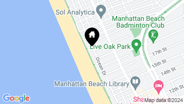 Map of 1908 The Strand, Manhattan Beach CA, 90266