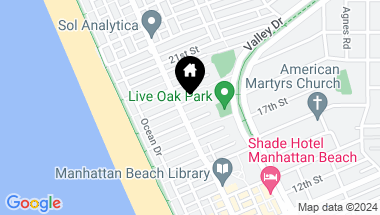 Map of 309 18th Street, Manhattan Beach CA, 90266
