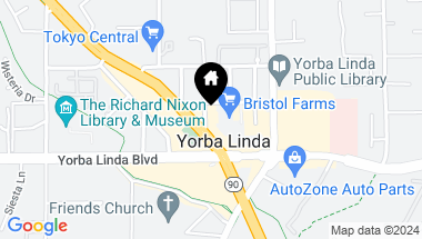 Map of 4910 Main Street, Yorba Linda CA, 92886