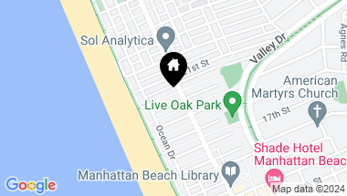Map of 220 20th Street, Manhattan Beach CA, 90266