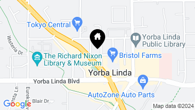 Map of 4881 Main Street, Yorba Linda CA, 92886